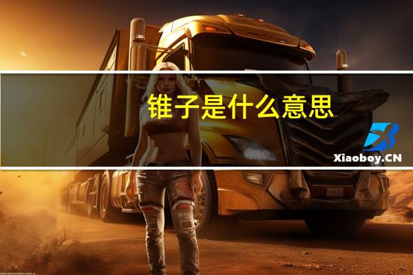 锥子是什么意思