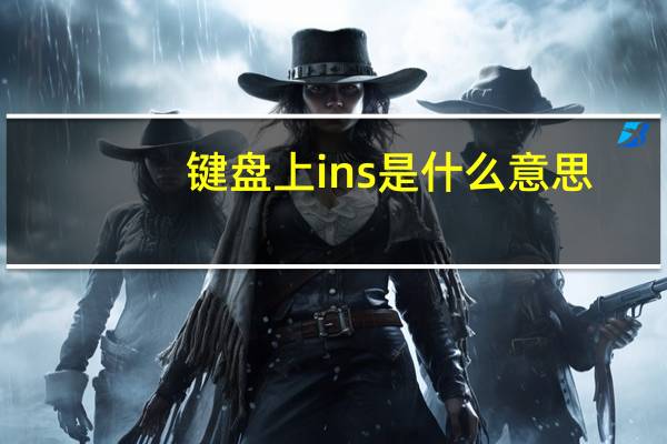 键盘上ins是什么意思