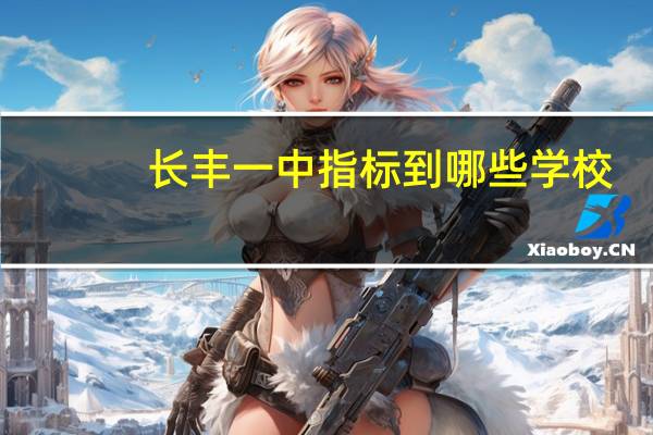 长丰一中指标到哪些学校