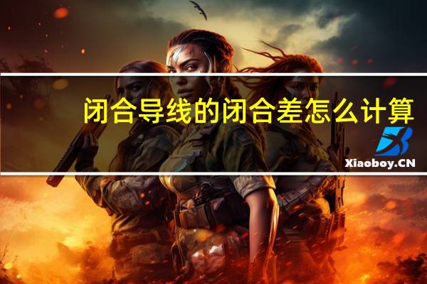 闭合导线的闭合差怎么计算
