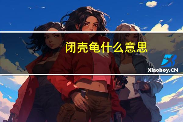 闭壳龟什么意思