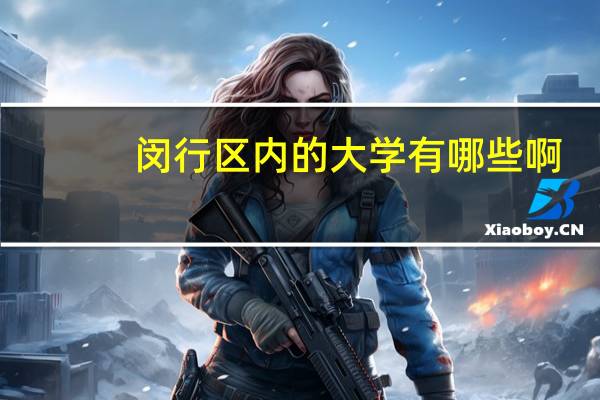 闵行区内的大学有哪些啊