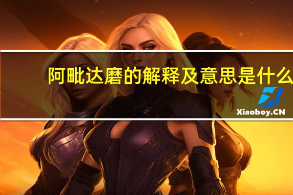 阿毗达磨的解释及意思是什么