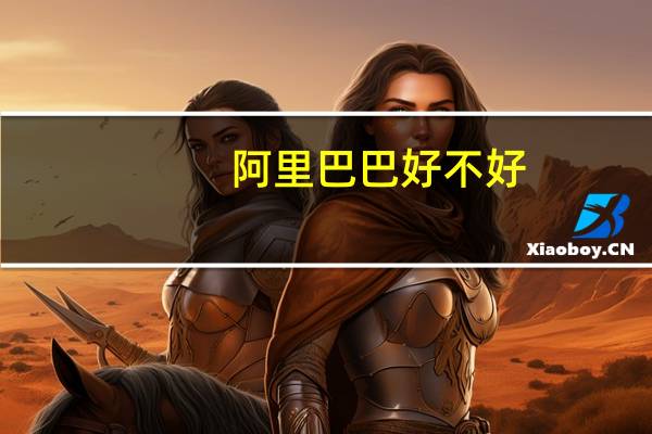 阿里巴巴好不好