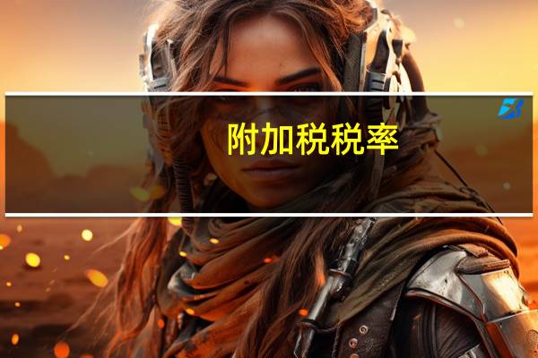附加税税率