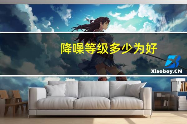 降噪等级多少为好