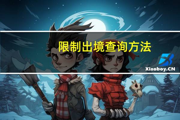 限制出境查询方法