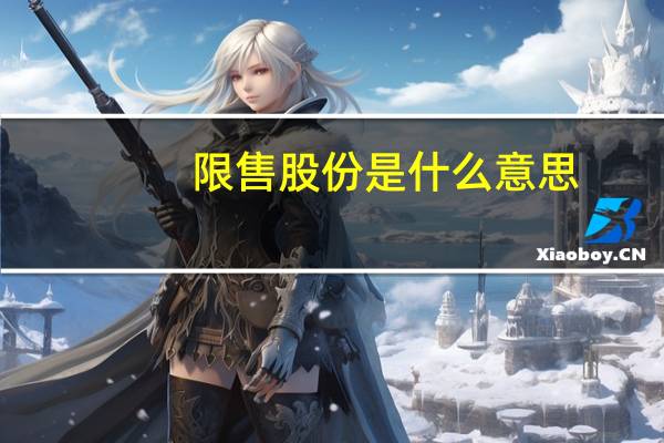 限售股份是什么意思
