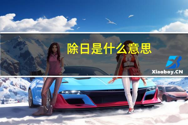 除日是什么意思