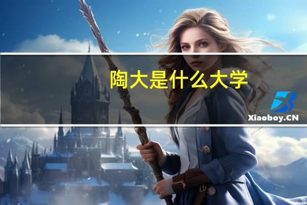陶大是什么大学