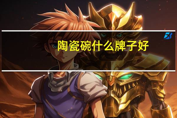 陶瓷碗什么牌子好