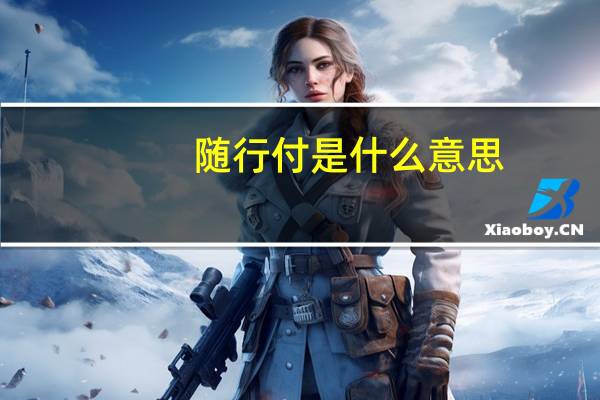 随行付是什么意思