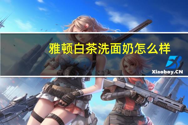 雅顿白茶洗面奶怎么样