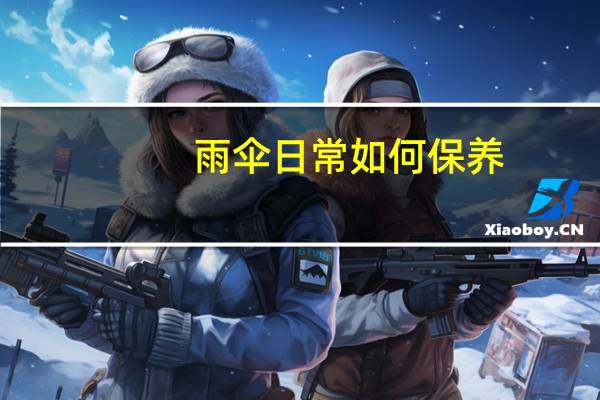 雨伞日常如何保养