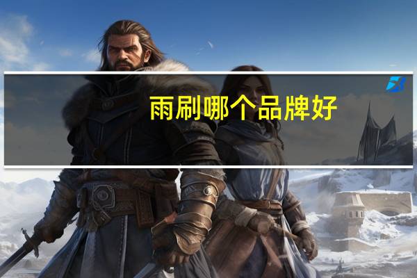 雨刷哪个品牌好