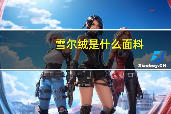 雪尔绒是什么面料