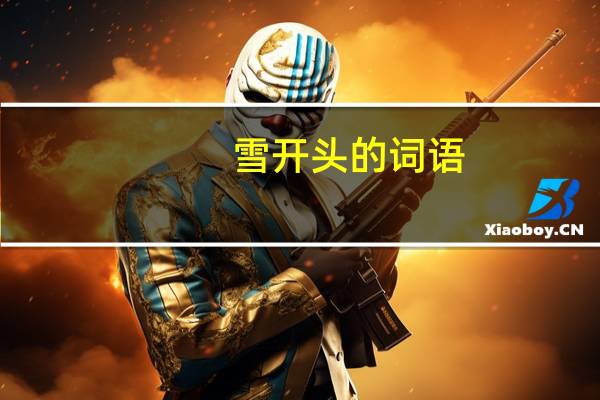 雪开头的词语