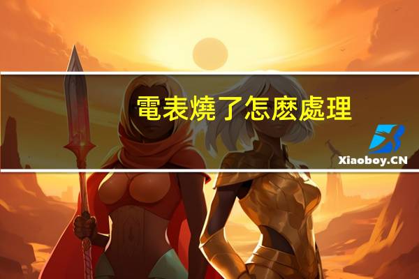 電表燒了怎麽處理