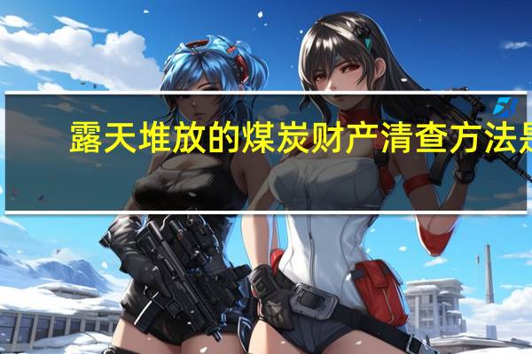 露天堆放的煤炭财产清查方法是