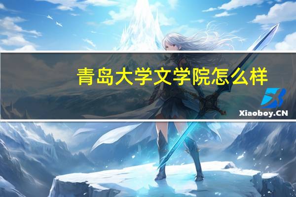 青岛大学文学院怎么样