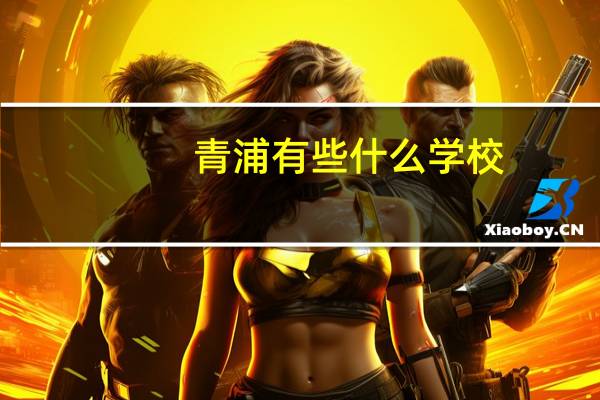 青浦有些什么学校