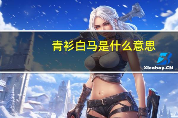 青衫白马是什么意思