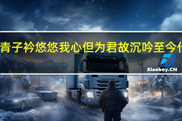 青青子衿悠悠我心但为君故沉吟至今什么意思