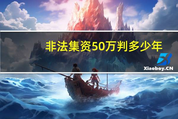 非法集资50万判多少年
