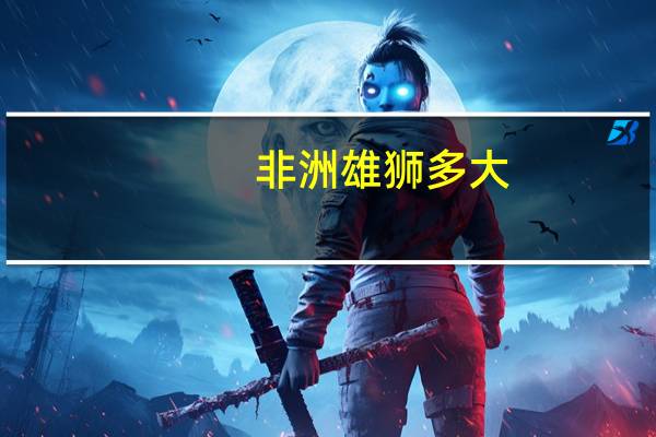 非洲雄狮多大