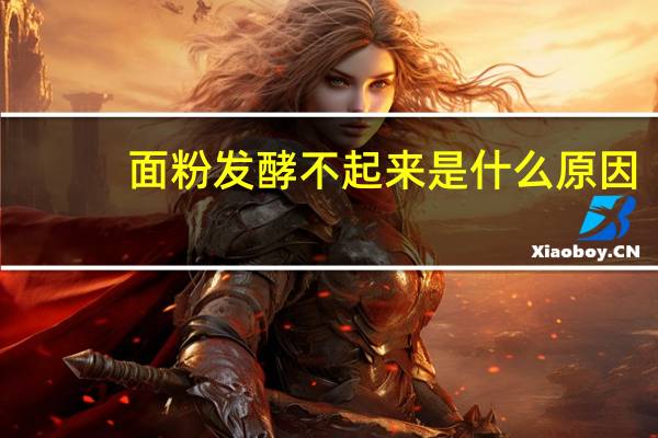 面粉发酵不起来是什么原因