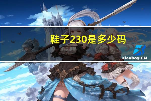 鞋子230是多少码