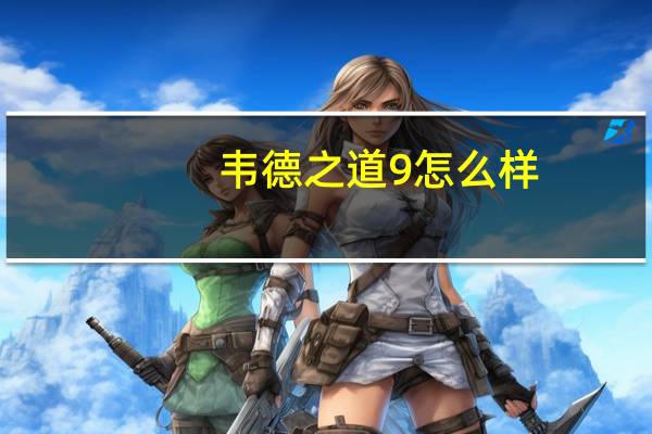 韦德之道9怎么样