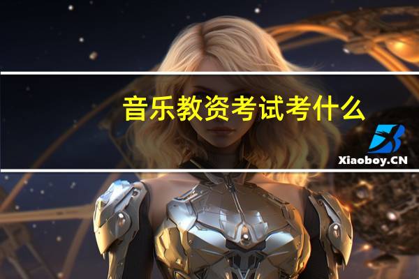 音乐教资考试考什么