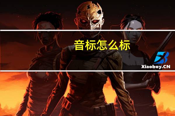 音标怎么标