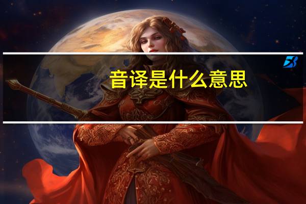 音译是什么意思