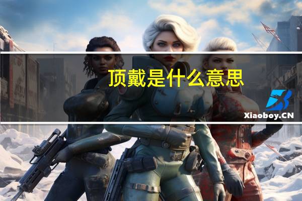 顶戴是什么意思