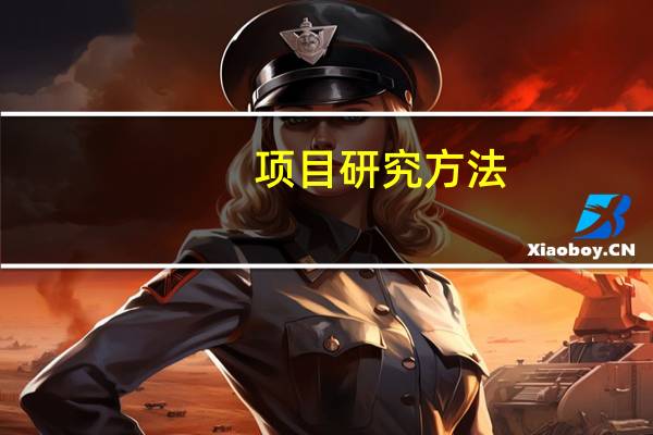 项目研究方法