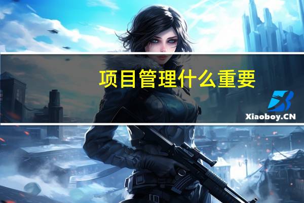 项目管理什么重要
