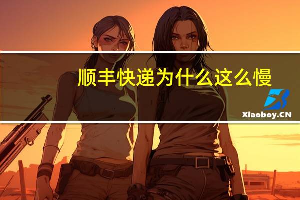 顺丰快递为什么这么慢