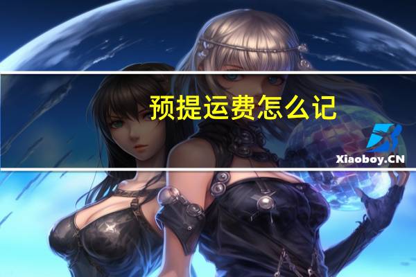 预提运费怎么记