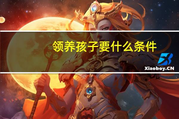 领养孩子要什么条件