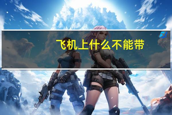 飞机上什么不能带