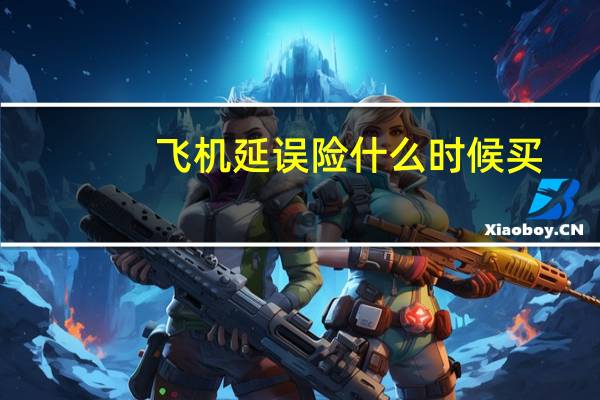 飞机延误险什么时候买