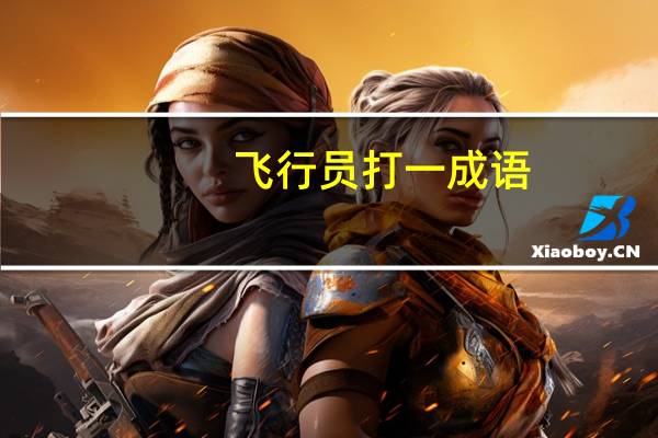 飞行员打一成语