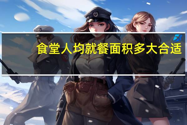 食堂人均就餐面积多大合适