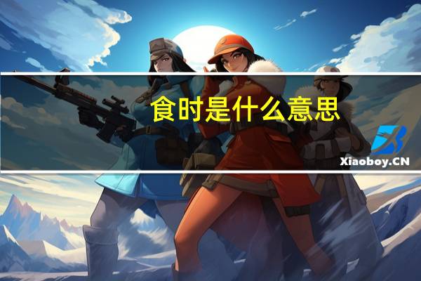 食时是什么意思