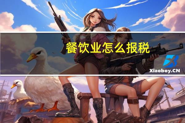 餐饮业怎么报税
