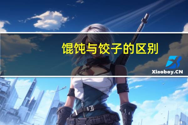 馄饨与饺子的区别