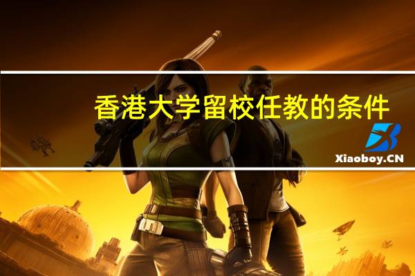 香港大学留校任教的条件