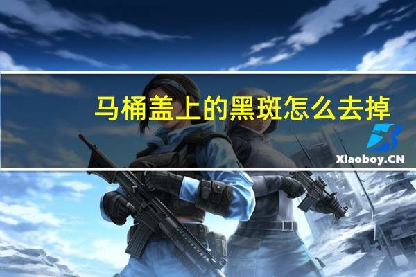 马桶盖上的黑斑怎么去掉